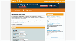 Desktop Screenshot of prensa-online.com